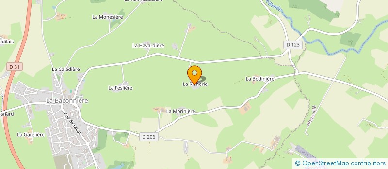 localisation de l'entreprise SCI BONTARIEN  LA BACONNIERE