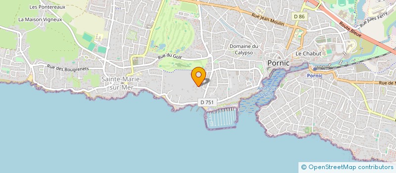 localisation de l'entreprise SCI BONTE  PORNIC
