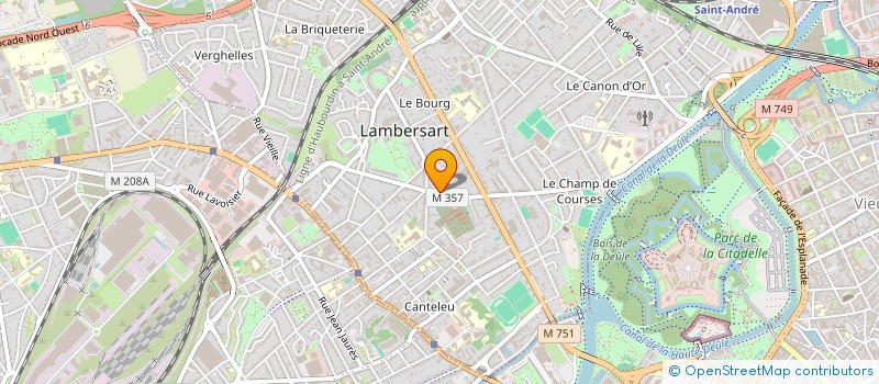 localisation de l'entreprise SCI BONTE SANTE à LAMBERSART