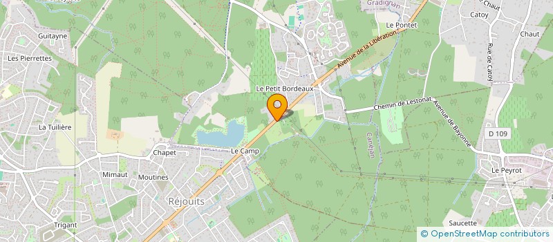 localisation de l'entreprise SCI BONTEMPS  CANEJAN