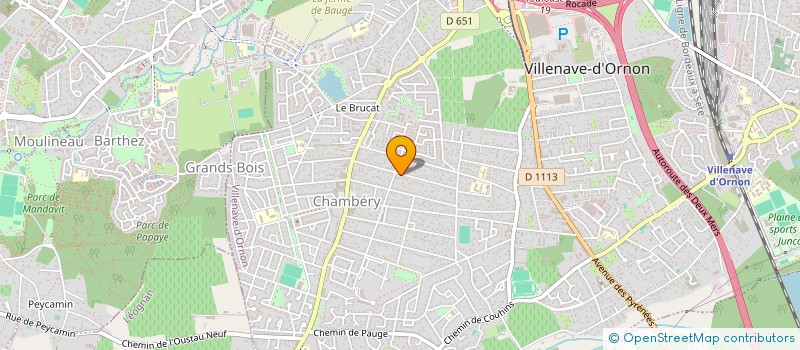 localisation de l'entreprise SCI BONTEMPS à VILLENAVE-D'ORNON