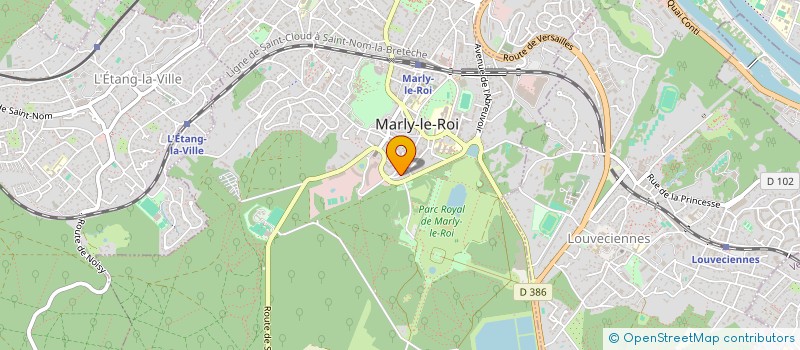 localisation de l'entreprise SCI BONTEMPS  MARLY-LE-ROI