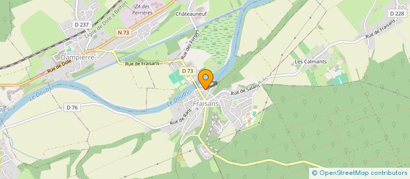 localisation de l'entreprise SCI BONTEMPS  RANCHOT