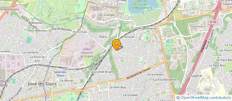 localisation de l'entreprise SCI BONTEMPS FAM  JOUE-LES-TOURS