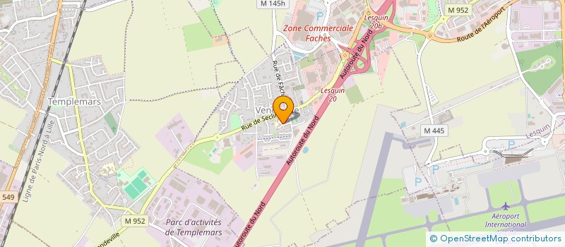 localisation de l'entreprise SCI BONTEMS-BUGINNE  VENDEVILLE