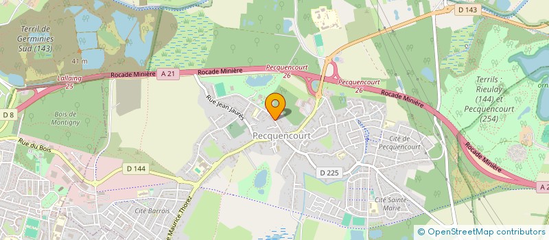 localisation de l'entreprise SCI BONVARLET IMMOBILIER  PECQUENCOURT