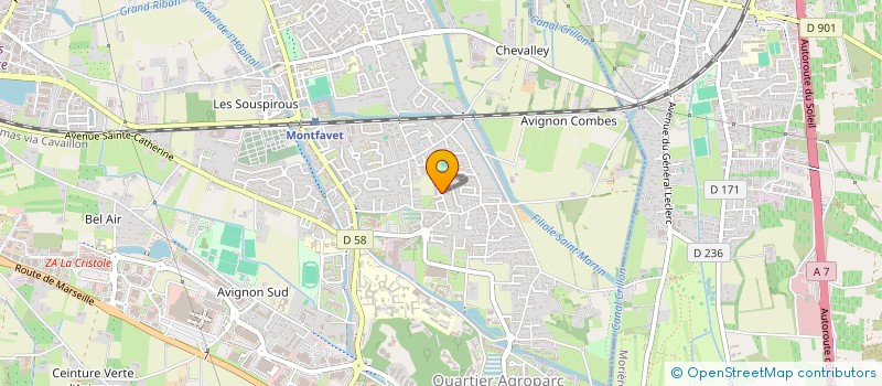 localisation de l'entreprise SCI BONVENTE à AVIGNON