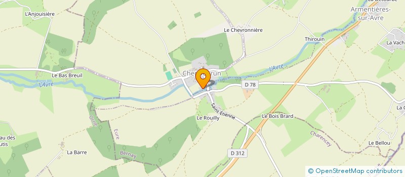 localisation de l'entreprise SCI BONVILAIN-LIPCHITZ  ARMENTIERES-SUR-AVRE