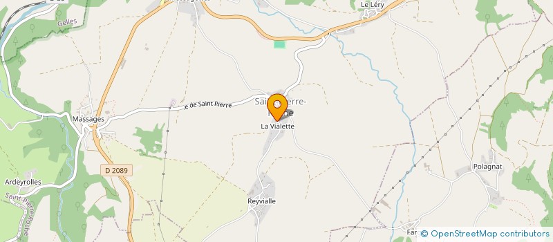 localisation de l'entreprise SCI BONY SMIT  SAINT-PIERRE-ROCHE