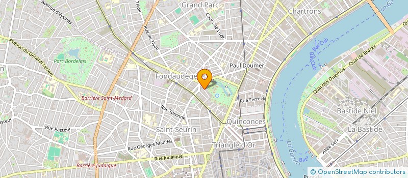 localisation de l'entreprise SCI BONZOUMET à BORDEAUX