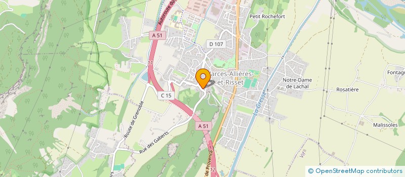 localisation de l'entreprise SCI BONZY  SAINT-PAUL-DE-VARCES