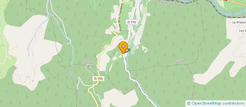 localisation de l'entreprise SCI BOOGIE 26  SAILLANS