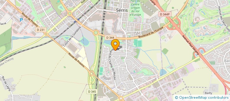 localisation de l'entreprise SCI BOOGIE SHP  SERRIS