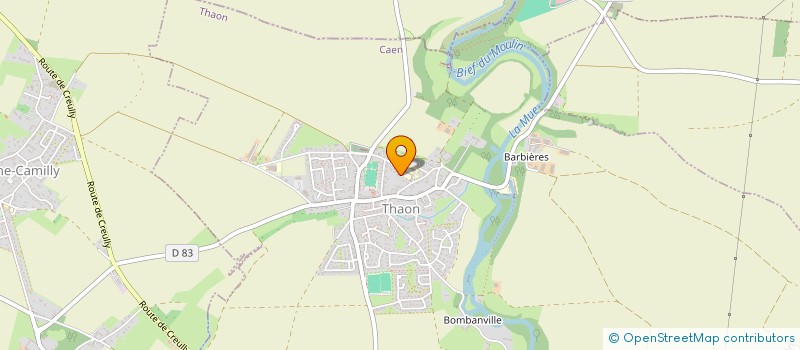 localisation de l'entreprise SCI BOOLE  THAON