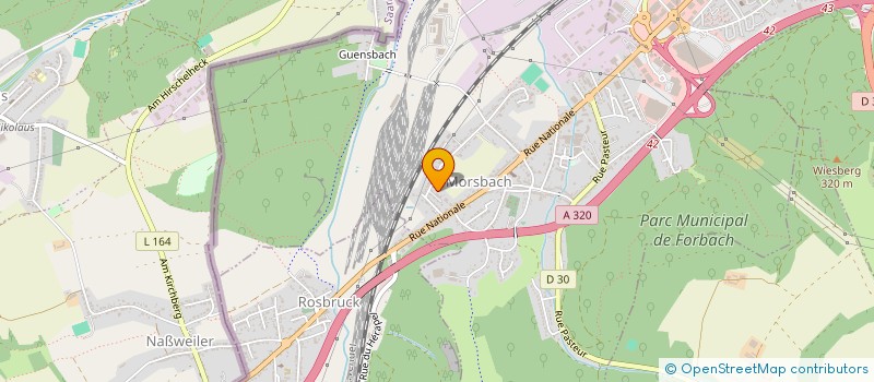 localisation de l'entreprise SCI BOOM'S  MORSBACH