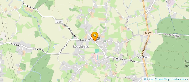 localisation de l'entreprise SCI BOONE-LECLERC à BOUVIGNIES