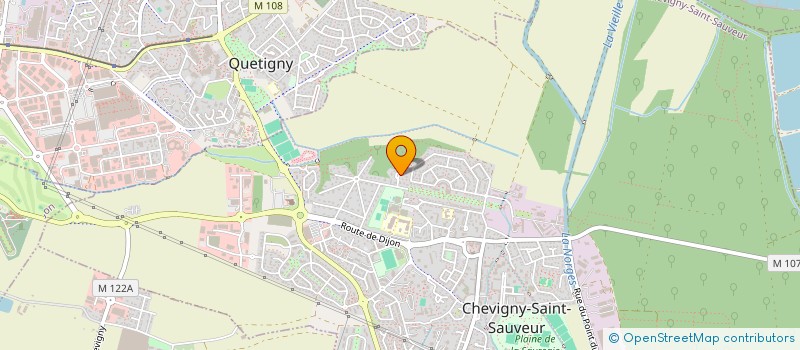 localisation de l'entreprise SCI BOOST  CHEVIGNY-SAINT-SAUVEUR