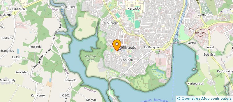 localisation de l'entreprise SCI BOOZ à VANNES