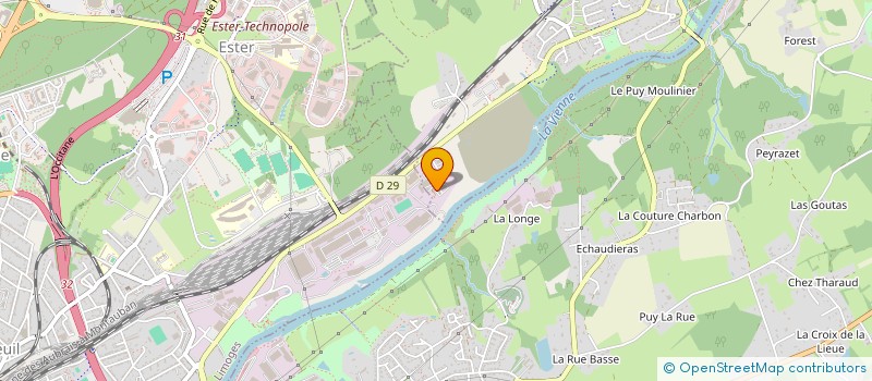 localisation de l'entreprise SCI BOPALAIS  LE PALAIS-SUR-VIENNE