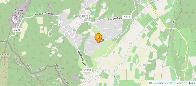 localisation de l'entreprise SCI BOQUERAUX  SAINT-RESTITUT