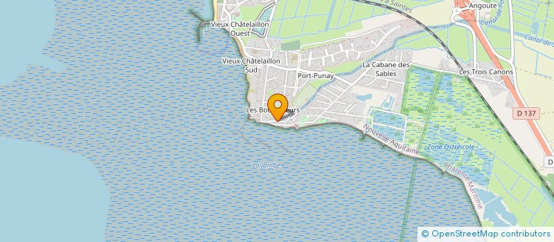 localisation de l'entreprise SCI BORA  CHATELAILLON-PLAGE