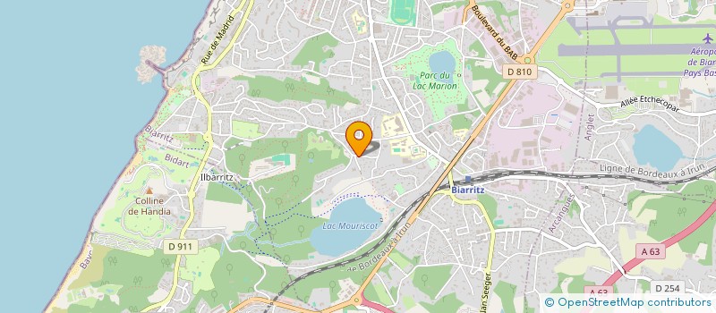 localisation de l'entreprise SCI BORA à BIARRITZ