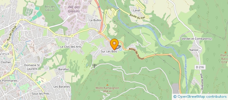 localisation de l'entreprise SCI BORA à THONES