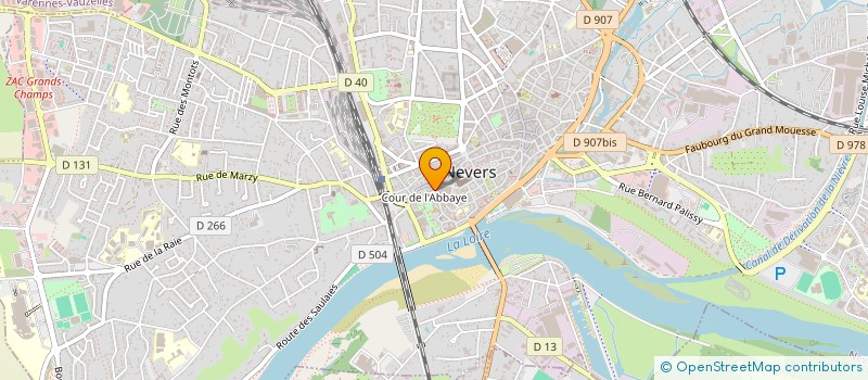 localisation de l'entreprise SCI BORA à NEVERS
