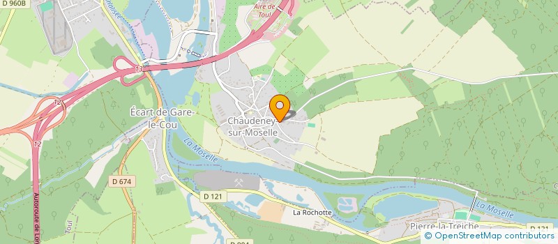 localisation de l'entreprise SCI BORA IMMO  CHAUDENEY-SUR-MOSELLE