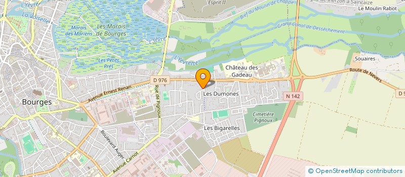 localisation de l'entreprise SCI BORA MICHEL  BOURGES