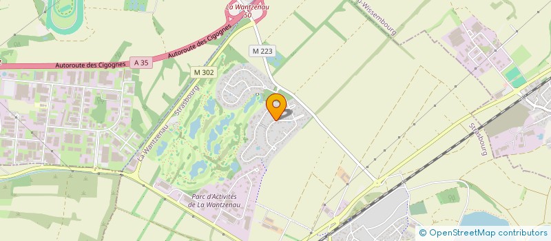 localisation de l'entreprise SCI BORACAY 1131  LA WANTZENAU