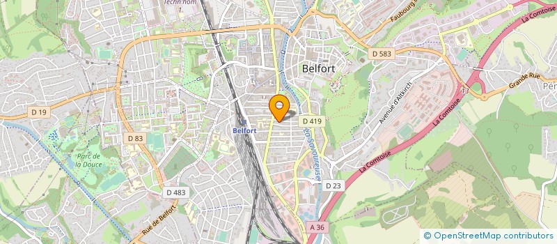 localisation de l'entreprise SCI BORACH TURENNE à BELFORT