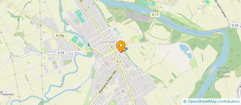 localisation de l'entreprise SCI BORASO  GRENADE