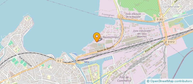 localisation de l'entreprise SCI BORD D ETANG  AGDE