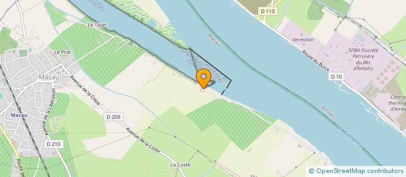 localisation de l'entreprise SCI BORD DE L'O  MACAU