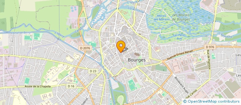 localisation de l'entreprise SCI BORD DE LA RAMPENNE  BOURGES