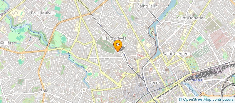 localisation de l'entreprise SCI BORD DE LOIRE  NANTES