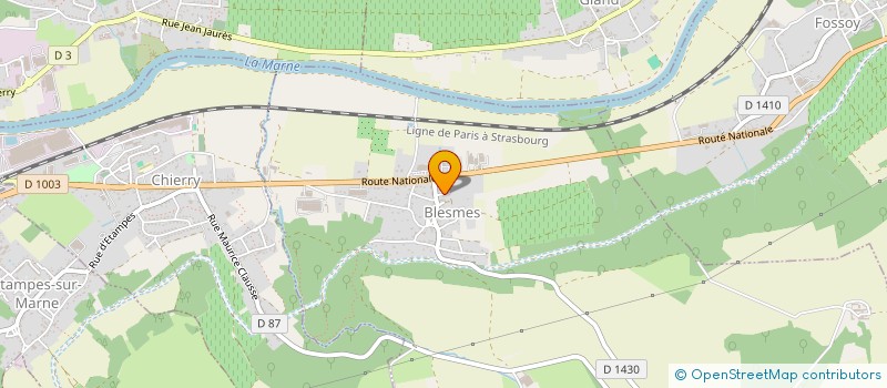 localisation de l'entreprise SCI BORD DE MARNE  BRASLES