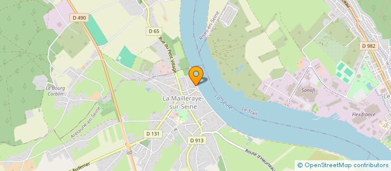 localisation de l'entreprise SCI BORD DE SEINE  ARELAUNE-EN-SEINE