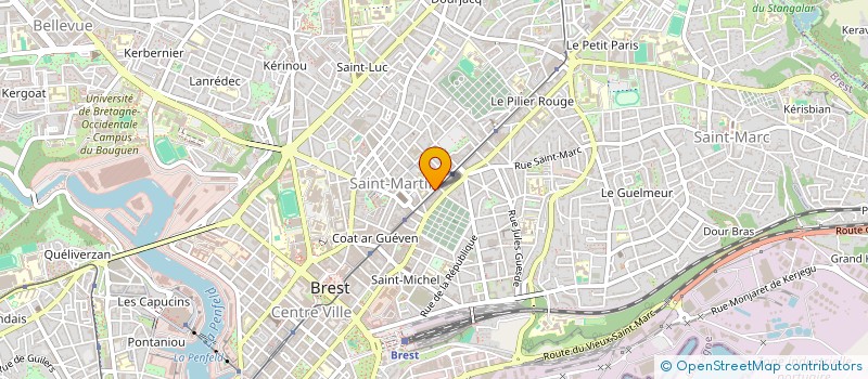 localisation de l'entreprise SCI BORDA à BREST