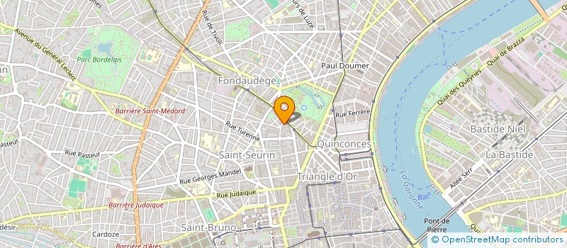 localisation de l'entreprise SCI BORDAGAIN  BORDEAUX