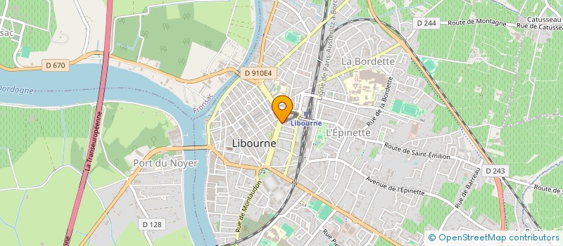 localisation de l'entreprise SCI BORDAS à LIBOURNE
