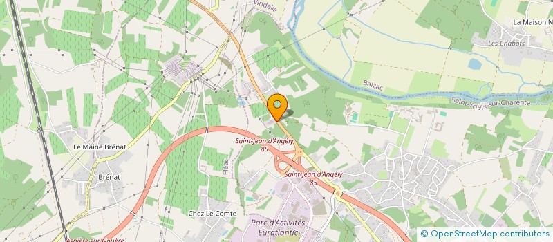 localisation de l'entreprise SCI BORDAS INVESTISSEMENTS à SAINT-YRIEIX-SUR-CHARENTE