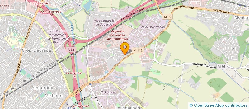 localisation de l'entreprise SCI BORDE BASSE à L UNION