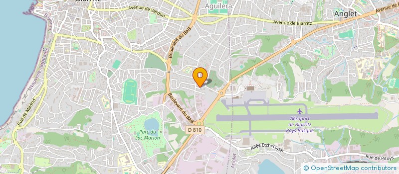 localisation de l'entreprise SCI BORDE D'ANDRE à BIARRITZ