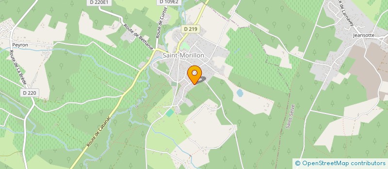 localisation de l'entreprise SCI BORDE INVESTISSEMENTS  SAINT-MORILLON