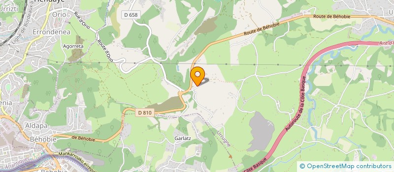 localisation de l'entreprise SCI BORDE LARMARQUE  SAINT-JEAN-DE-LUZ