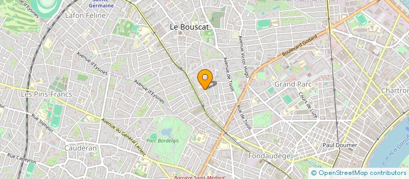 localisation de l'entreprise SCI BORDEAUX BIARRITZ ARCACHON  LE BOUSCAT