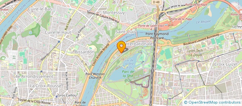 localisation de l'entreprise SCI BORDEAUX BLERIOT  LYON