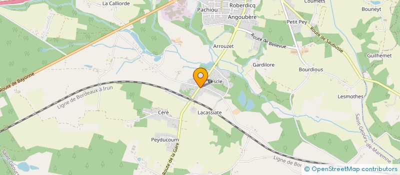 localisation de l'entreprise SCI BORDEAUX BUREAUX à SAINT-GEOURS-DE-MAREMNE